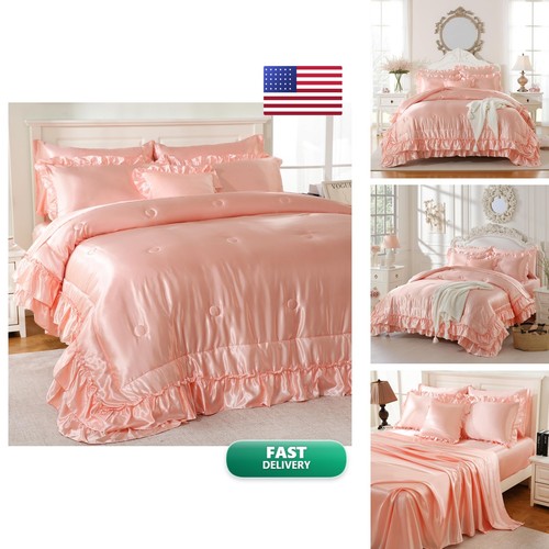 Bandbay pink satin - satin, comforter