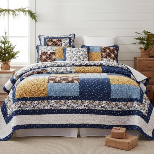 Set trapunta tache cotone - trapunta,