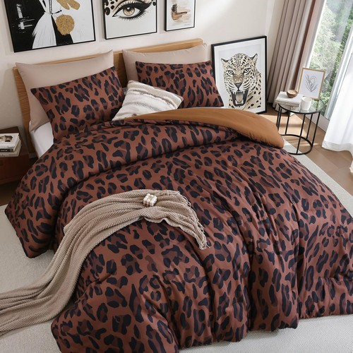 Leopard print king - king, comforter
