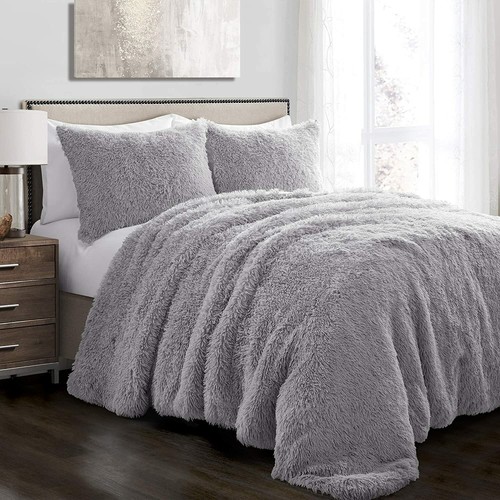 Set piumone pezzi grigio - 3,